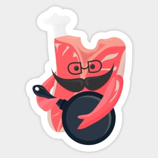 T-bone steak Sticker